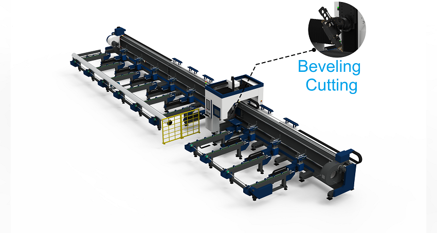 Buy cheap QH-GC3-H    3-Chuck Heavy Duty Lathe Tube Cutting Machine Side-mounted Beveling Cutting from wholesalers