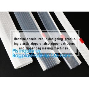 inequilateral double track pe zipper for pouch, premium Hooking-Lok/press-lok