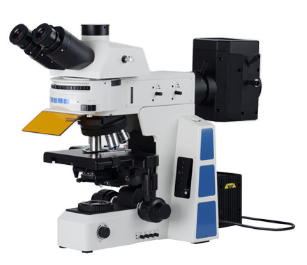 Buy cheap Trinocular APO Led Fluorescent Microscope PL10x22mm Trinocular Head from wholesalers