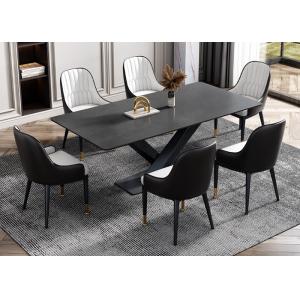 Rugged Modern Design Family Hotel Slate Dining Table