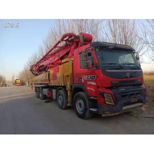 Buy cheap 62m Concrete Pump Trucks with 4 Axles in Excellent Condition hydraulic placing boom from wholesalers